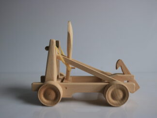 Small Catapult Machine On Wheels (2778)