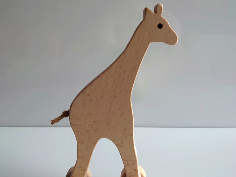 Giraffe Toy on Wheels - Little Zoo Collection (2822)