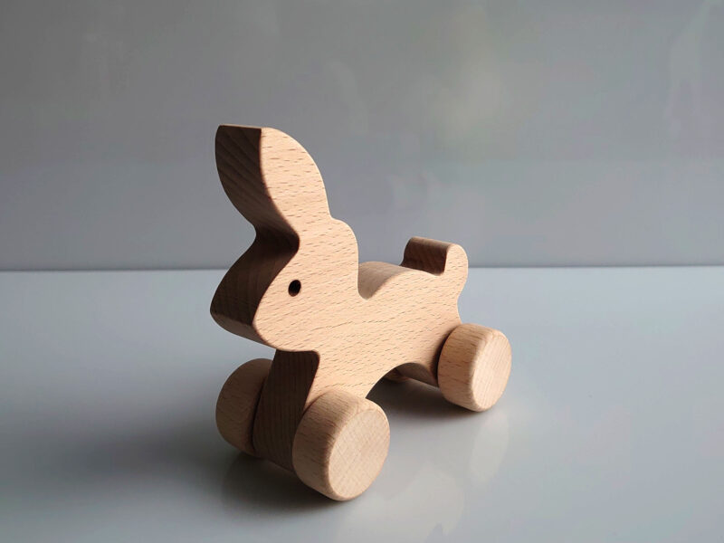 Rabbit Toy on Wheels - Little Farm Collection (2815)