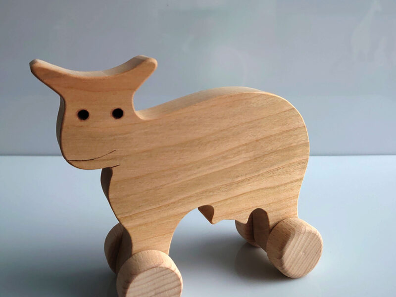 Cow Toy on Wheels - Little Farm Collection (2808)