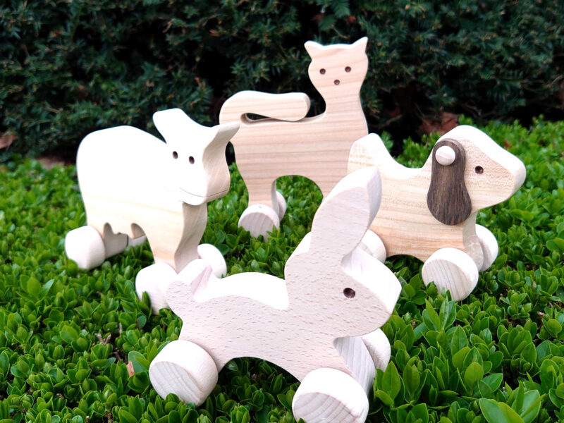 Toy Bundle! X4 Wooden Toys- Little Farm Collection (2846)