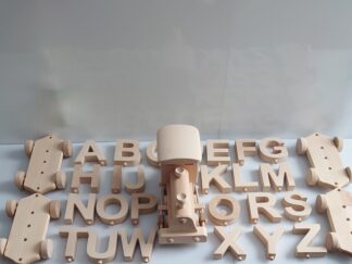 Large Train with FULL Alphabet Set (26 Letters) and 5 Large Carriages (2907)
