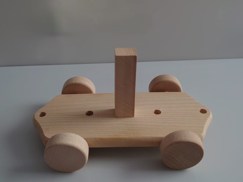 Wooden Letter "I" on Large Train Carriage- Part of the Letter Train Collection