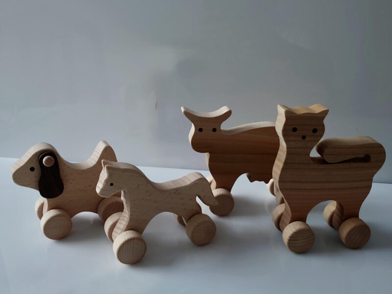 Toy Bundle! X4 Wooden Toys- Little Farm Collection (2860)