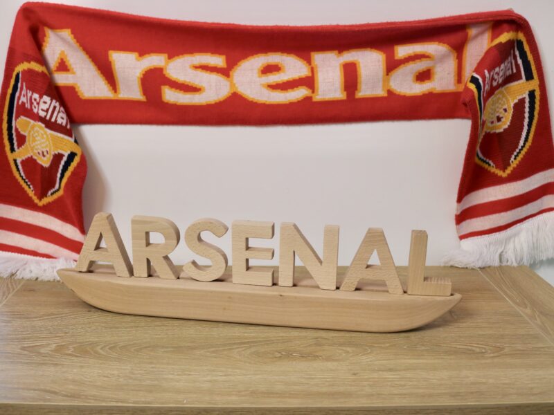 Large Boat Custom Arsenal Football Fan Gift Decor Collectable