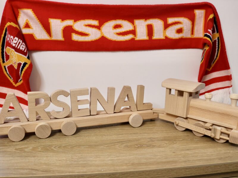 Large Train Custom Arsenal Football Fan Gift Decor Collectable